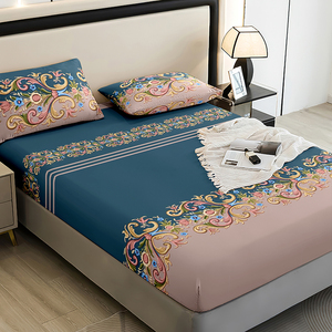 <span class=keywords><strong>Drap</strong></span> <span class=keywords><strong>Housse</strong></span> Protecteur de Matelas Microfibre Lavable Anti-Poussière Multi-Tailles pour Usage Domestique, Collection Africa - Product Image 4