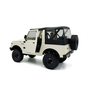Mentors - Coche de Escalada <span class=keywords><strong>RC</strong></span> a Escala 1/10, <span class=keywords><strong>Jimny</strong></span> Warrior JA11, Coches de Control Remoto Todoterreno con Faros LED # Color: C74-1 Blanco 4WD - Product Image 6