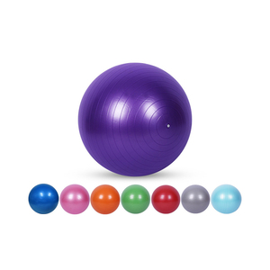 Biểu Tượng Tùy Chỉnh Màu Xanh Lõi Màu Đào Tạo Pilates Bóng 55 Cm Mang Thai Kích Thước Chống Cháy Nổ Tập Thể Dục Yoga Bóng - Product Image 2