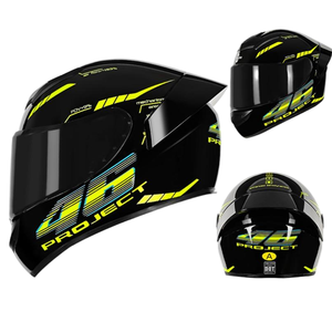 Mode Abs Motoraccessoires Unisex Full Face Helm Moto Crash Fabriek Motorcross Cascos Motorfiets Dot Certificaat - Product Image 6