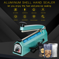 Scelleuse thermique à impulsions semi-automatique pour emballages alimentaires, boissons, vêtements, cartons et sacs en plastique, modèle PFS-300, série PFS, mini manuelle, 300 mm