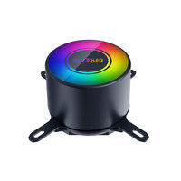 PCCOOLER tout-en-un 120 360PRO CPU dissipateur thermique refroidi à l'eau AM4/1151/1700 radiateur d'ordinateur ventilateur magique LED connecteur 4Pin liquide