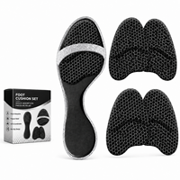 Coussinets en gel pour talons hauts, inserts pour la plante du pied, soulagement de la douleur métatarsienne et de l'avant-pied, semelles antidérapantes pour chaussures