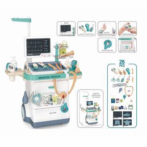 Juguete plastico medico नाटक रोल प्ले राजकुमारी सपना सिमुलेशन मेडिकल खेलने खेल सेट trolly डेंटिस्ट मिनी पहले डॉक्टर खिलौना - Product Image 1