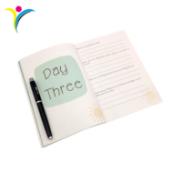 Carnet de Gratitude Personnalisé Pas Cher pour Enfants, Planificateur Quotidien, Journal Intime, Impression Offset, Carton Kraft Duplex, Couverture Souple, Reliure Parfaite