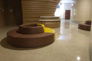 ชุดโซฟาเลานจ์ทรงกลมขนาดใหญ่ที่ทันสมัยพร้อมฟองน้ำความหนาแน่นสูงและปกหนังที่ทนทานสำหรับบ้านสำนักงานและห้องนั่งเล่นโรงแรมล็อบบี้ - Product Image 5