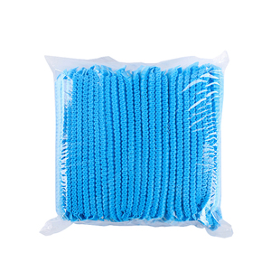 Vòng tóc trắng <span class=keywords><strong>Net</strong></span> cho thực phẩm nhà bếp hairnets màu xanh đàn hồi dùng một lần 21 inch đầu bếp cap hairnet vệ sinh mũ - Product Image 6