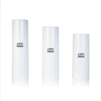 Bouteille de pompe à vide sans air en plastique de luxe de 100ml bouteille de lotion pour le corps rechargeable cosmétique de voyage unique et bouteille de shampooing