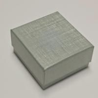 Caja de Joyería de Lujo Hecha a Mano con Base de Papel Texturizado, Tapa con Logotipo Personalizado en Relieve, Caja Rígida de Cartón para Empaque de Regalos de Joyería