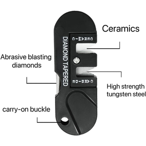 <span class=keywords><strong>Di</strong></span> alta qualità EDC all'aperto multifunzione in acciaio al tungsteno affilatrice per coltelli portatili Pre-Set carburi EDC affilatrice per coltelli - Product Image 2