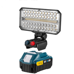 40W 4000LM Portable 18V <b>LED</b> Work <b>Light</b> Battery for USB Type-C Charging Port Rechargeable 6000K Daylight IP20 <b>Workshop</b> WD-8107 Hi - Product Image 5
