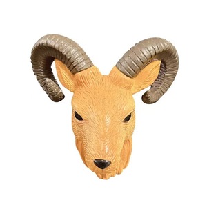 Cartoon Animal Head <b>Refrigerator</b> Magnets 3D Lion Rhinoceros Dog Magnetic Stickers Multi Piece Decorative Fridge Accessories - Product Image 5
