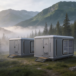 Casa Prefabbricata Mobile Flessibile Espandibile Versatile per Campeggio all'Aperto, Alloggi Turistici, Hotel Pop-up Commerciali e Piazze - Product Image 1