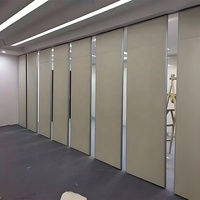 Cloison mobile directe usine, panneaux de séparation de pièce, porte coulissante insonorisée en bois, multifonction