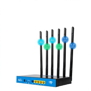 Nouveau routeur WiFi industriel 4G LTE avec pare-feu VPN QoS, antenne externe, double bande, 1000 Mbps - Product Image 3