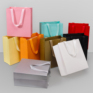 Bán buôn Quà tặng Túi giấy tùy chỉnh cao cấp in túi giấy quần áo mua sắm túi quà tặng với logo - Product Image 2