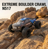 Voiture RC tout-terrain HOSHI N517 à l'échelle 1/12 avec moteur brushless Frenzy, 4 roues motrices, version 2 batteries, voiture monstre DIY, en stock aux États-Unis