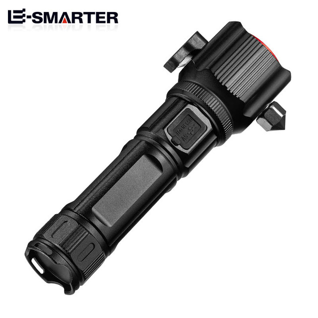 Factory Price Multi-Function White Lazer Powerful Rechargeable Led Usb-C Tactical Flashlight