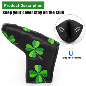 Fast Delivery Golf Blade <b>Putter</b> Leather Headcover Pu Leather Golf <b>Head</b> <b>Covers</b> <b>Putter</b> <b>Cover</b> - Product Image 3