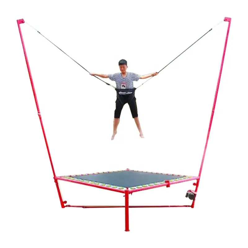 Electric Children's Bungee Jumping Trampoline for Indoor and Outdoor Play