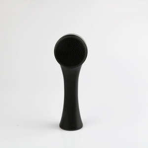 Cepillo de Limpieza Facial 2 en 1 de Silicona Ultra Suave de Doble Cara, Nueva Herramienta Eléctrica de Exfoliación y Limpieza Profunda, Color Negro Industrial - Product Image 4