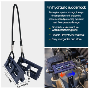 Verrou de direction pour <span class=keywords><strong>moteur</strong></span> <span class=keywords><strong>hors</strong></span>-<span class=keywords><strong>bord</strong></span>, stabilisateur de direction hydraulique, anti-dérive, protection du <span class=keywords><strong>moteur</strong></span> pour bateau, yacht, bateau à <span class=keywords><strong>moteur</strong></span> - Product Image 6