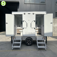 Remorque mobile Goeasy, toilettes mobiles, douche mobile avec climatisation et toilettes