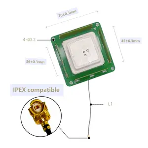 Rtk gnss ăng ten ánh sáng bay không người lái rtk Hỗ trợ GPS GLONASS Beidou vệ tinh hệ thống định vị trên không UAV/ugv ăng ten