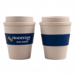 Gobelet de voyage sans BPA, anti-fuite, portable, en paille de blé, pour café en voiture - Product Image 6