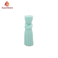 Bougie parfumée d'aromathérapie de luxe en gros - Ensemble de bougies pilier de style européen avec logo personnalisé pour la décoration de mariage et de la maison