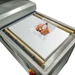 Machine d'emballage sous vide à deux chambres + tunnel de rétraction à eau chaude, pouvant être associée à une ligne de convoyage, pour la viande <span class=keywords><strong>Wagyu</strong></span> australienne et japonaise de haute qualité - Product Image 4