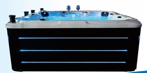 Baignoire à remous autoportante d'extérieur au design moderne avec fonction de massage pour les hôtels comme le <span class=keywords><strong>spa</strong></span> et le <span class=keywords><strong>jacuzzi</strong></span> - Product Image 3