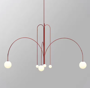 Zèle éclairage appel d'offres intérieur concepteur minimaliste lustre métal verre nordique suspension - Product Image 3