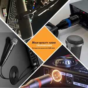 <span class=keywords><strong>Cable</strong></span> de Extensión <span class=keywords><strong>XLR</strong></span> Macho <span class=keywords><strong>a</strong></span> Hembra, <span class=keywords><strong>Cable</strong></span> de Audio <span class=keywords><strong>Balanceado</strong></span> de Cobre con Revestimiento de PVC para Sonido y Micrófono - Product Image 5