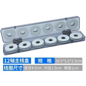 Fishing Line Box 20 Spool Rigid Portable PP Storage <b>Case</b> For Fishing Tackle Accessories - Product Image 2
