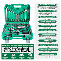 Ensemble d'outils de réparation automobile, clé à douille, clé à cliquet, douilles, ensemble complet d'outils pour mécaniciens, garage et maison