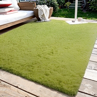 Tapis shaggy personnalisé en polyester à poils longs et moelleux pour salon, chambre et décoration intérieure