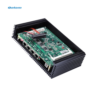 Routeur logiciel Qotom Q300G4 S05 Q305G4/Q335G4/Q355G4-S05, mini-ordinateur 4 ports Gigabit LAN, processeur Celeron Core i3 i5 de 4e/5e génération, ventilateur - Product Image 6
