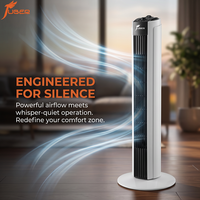 Air froid d'été de haute qualité télécommande intelligente chambre à coucher bureau solide style plancher froid ventilateur de tour de maison sans lame
