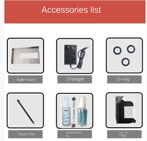 Kỹ thuật số máy bay phản lực mực máy in ngày sản xuất carton thép ống Cáp mã QR xách tay máy in phun máy - Product Image 5