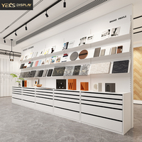 Armoire de présentation moderne à tiroirs combinés avec cadre métallique de bonne qualité pour mosaïque, marbre, carrelage stratifié horizontal/vertical