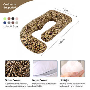 नींद के लिए गर्भावस्था के तकिए, शरीर को हटाने योग्य कवर के साथ गर्भवती महिलाओं के लिए मातृत्व तकिया - Product Image 2