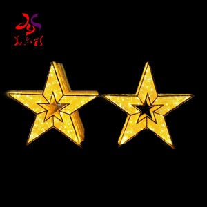 Décoration lumineuse de Ramadan en acrylique arabe, lune et étoile, faite <span class=keywords><strong>maison</strong></span>, haute luminosité, colorée, pour l'extérieur, IP 65, pour la rue, Joyeux Eid - Product Image 3