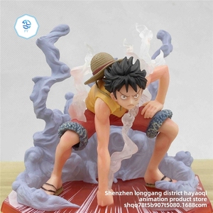 One of Pieced Top Battle Super Battle Luffy Second Gear PVC Modelo de juguete Anime Estatuilla ODM Frozen Personaje al por mayor - Product Image 2