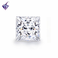 Pierres de Moissanite de laboratoire VVS1 de haute qualité, couleur D pure, taille brillante, échelle de dureté Moh 9.25, effet étoilé, tailles 1-20mm pour bijoux