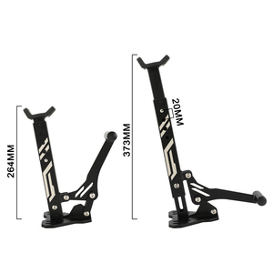 JFG Soporte de Acero Portátil para <span class=keywords><strong>Mantenimiento</strong></span> de Motocicletas, con Recubrimiento de Polvo Negro, para Uso en Talleres y Garajes - Product Image 6