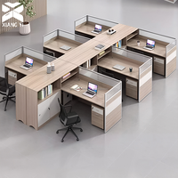 Système de table de bureau flexible avec bureau modulaire et cloisons de bureau, poste de travail pour les écoles, les hôpitaux et les bureaux