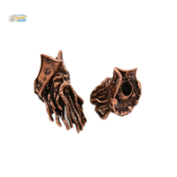 Perles entretoises punk YJ, accessoires de bijoux en métal DIY style pirate des Caraïbes, perforées pour bracelets et colliers, pour les 10-12 ans, accessoires pratiques