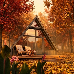 Casa Prefabbricata di Lusso a Forma di Triangolo, <span class=keywords><strong>Design</strong></span> Moderno e Elegante di Alta Qualità - Product Image 4