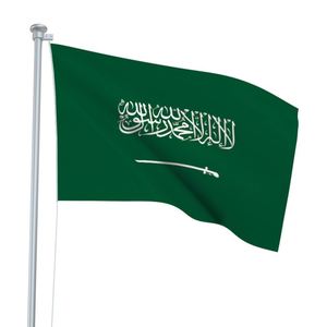 Venta Internacional de Banderas Personalizadas de Arabia Saudita 3x5, Banderas de Todos los Países, Material de Poliéster, Logotipo Personalizado, Pancartas Promocionales - Product Image 5